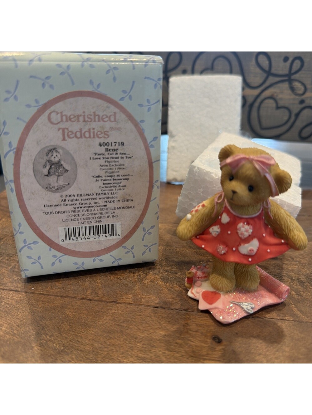 Cherished Teddies 4001719 "Ilene- Paste, Cut, Sew...I Love You Head To Toe"